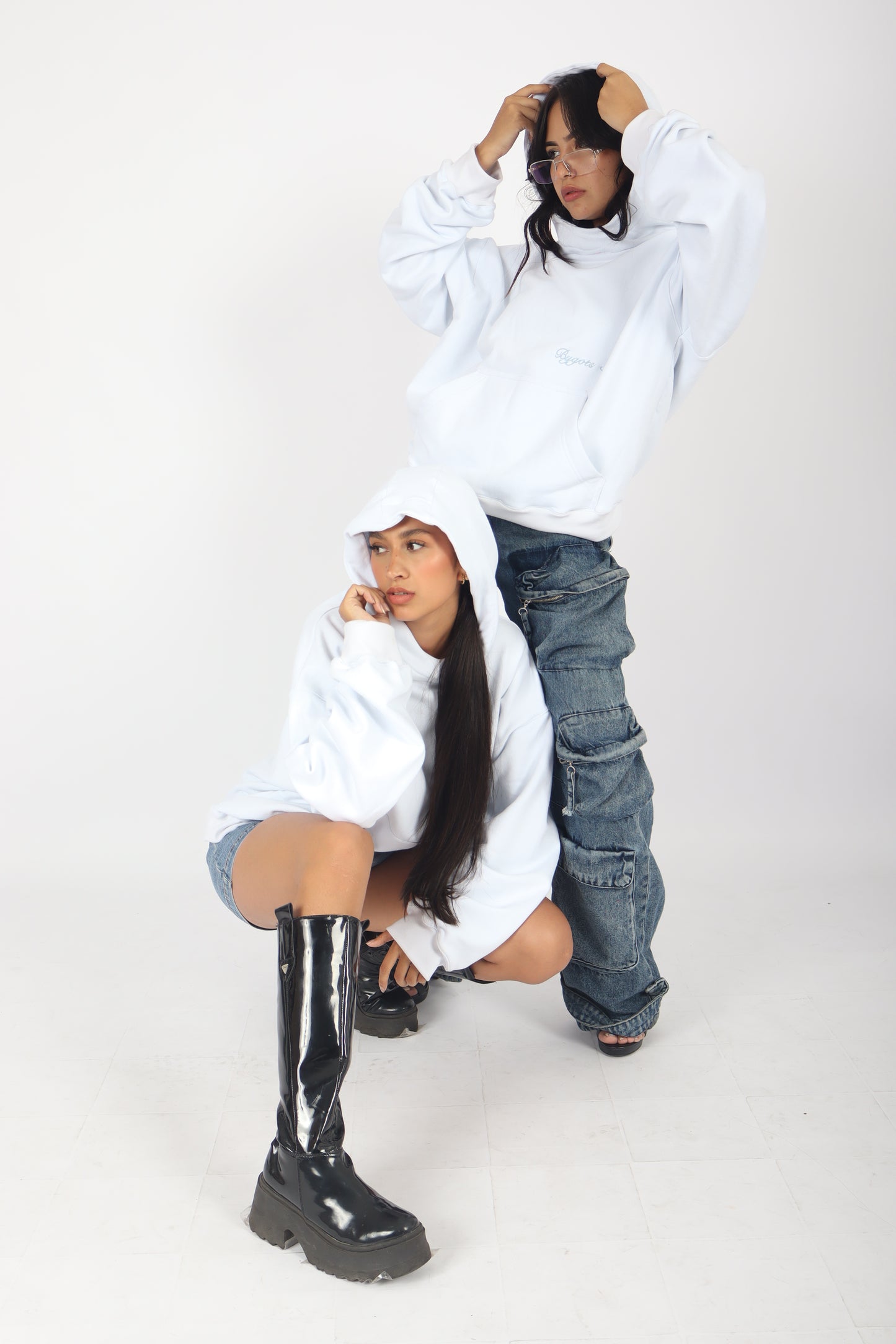 Hoodie Angels White