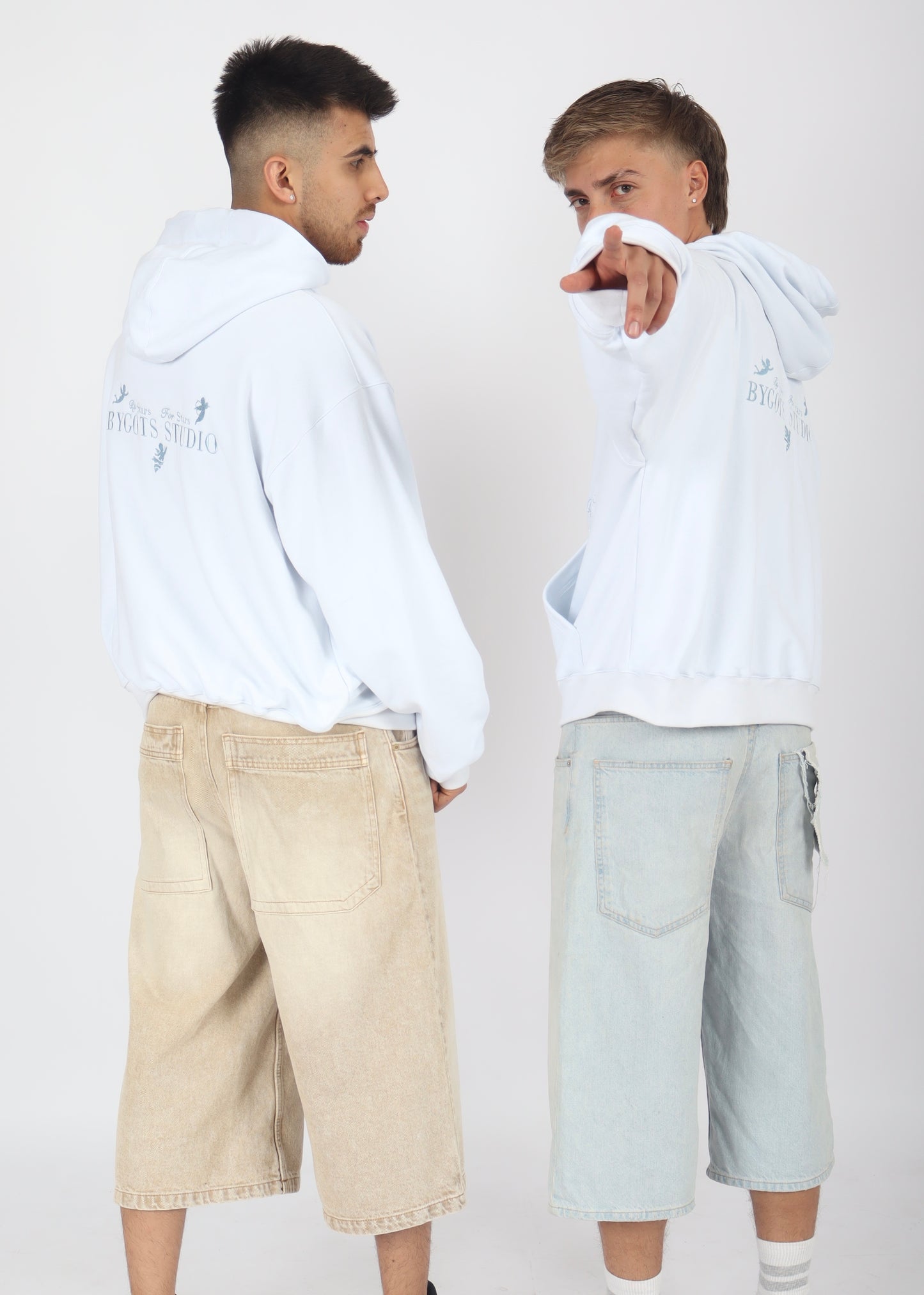 Hoodie Angels White